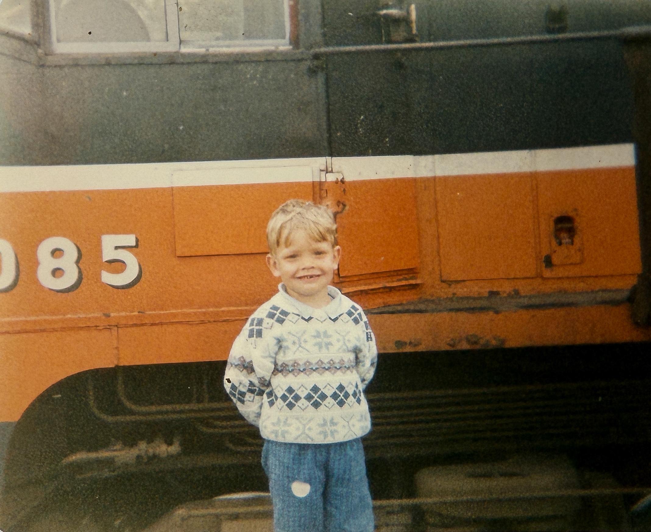 Andy as a child