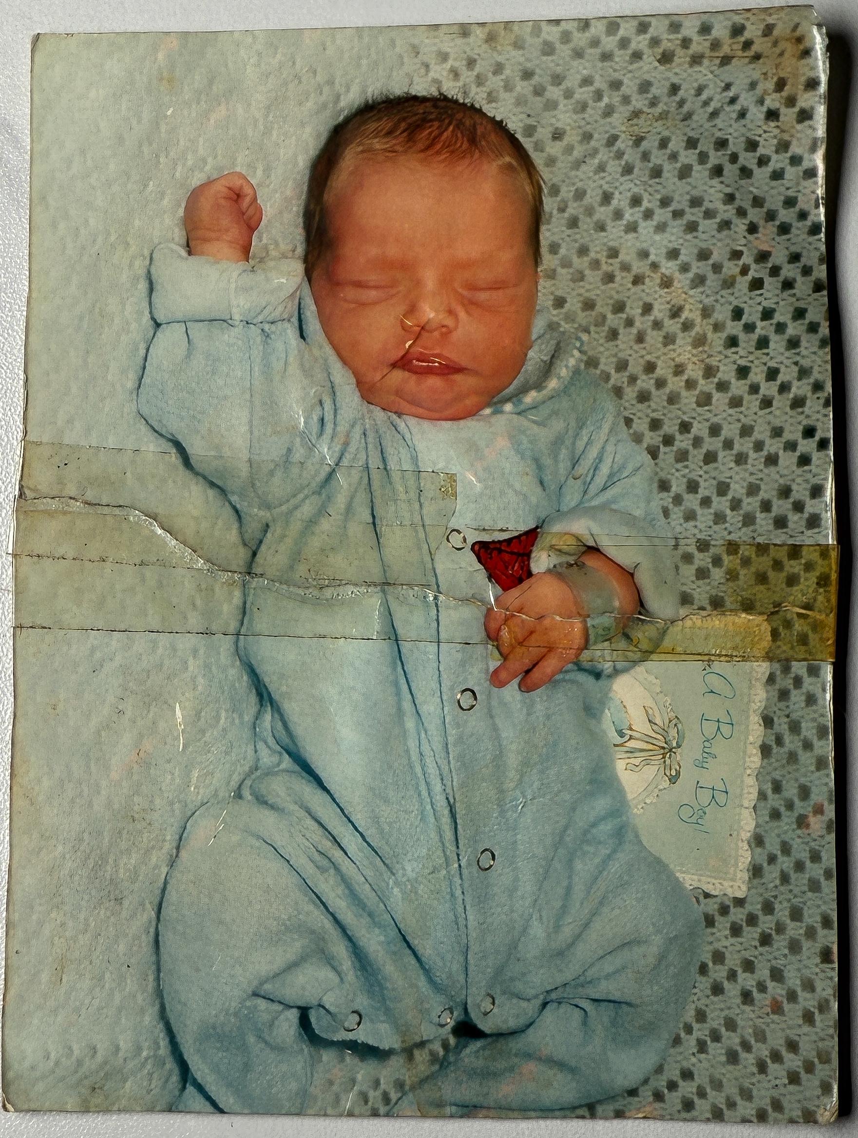 Andy as a newborn