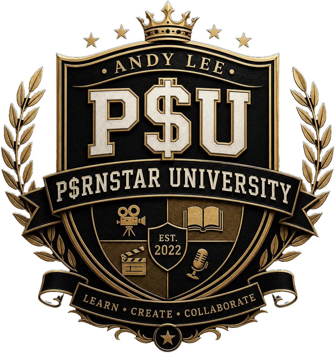 Pornstar University crest