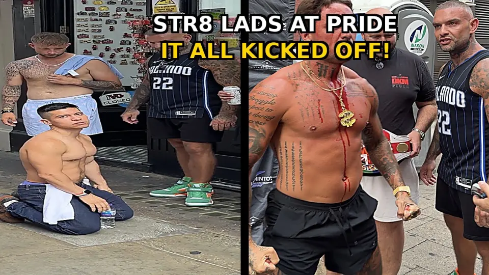 Str8 lads at Pride: it all kicked off